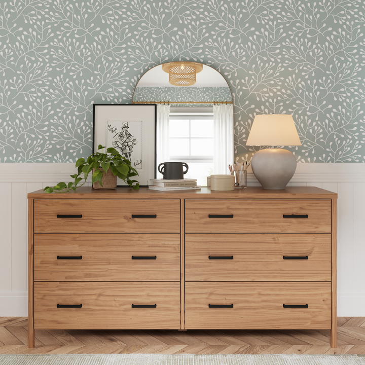 Cali 6 Drawer Dresser in Hazelnut