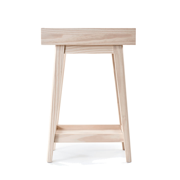Mid-Century Side Table in Natural Washed