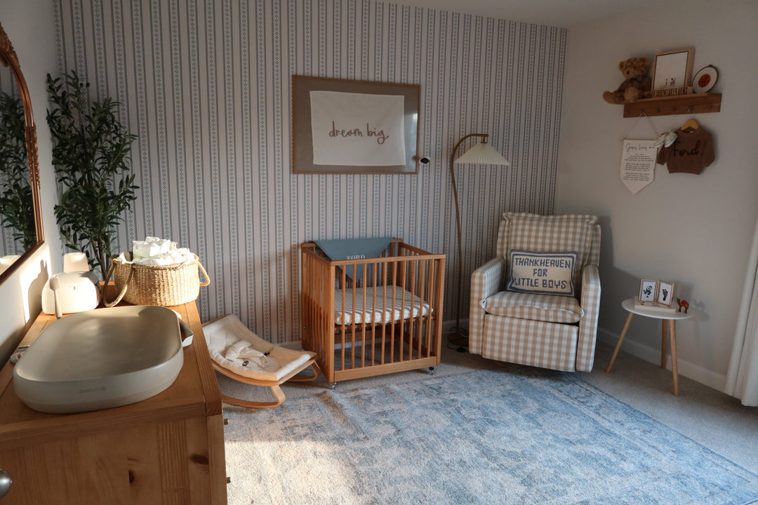 Welcome Home: Breanna Penrod Shares the Story Behind Her Timeless Blue Nursery