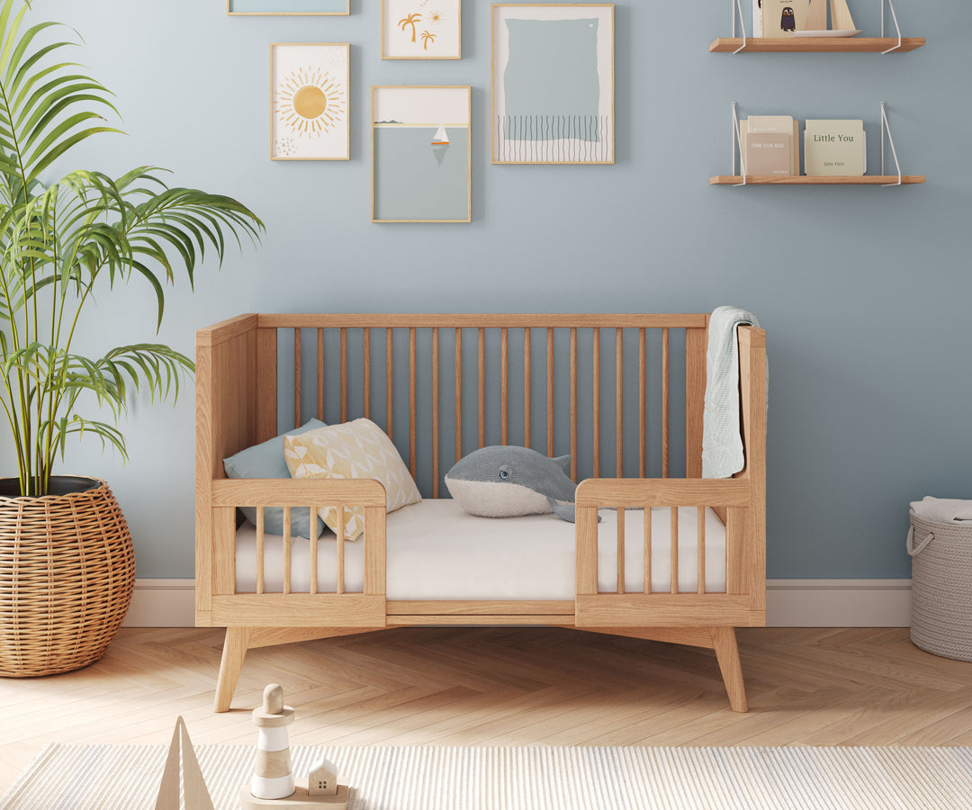Retro Convertible Crib in Hazelnut