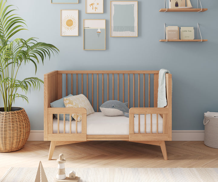 Retro Convertible Crib in Hazelnut