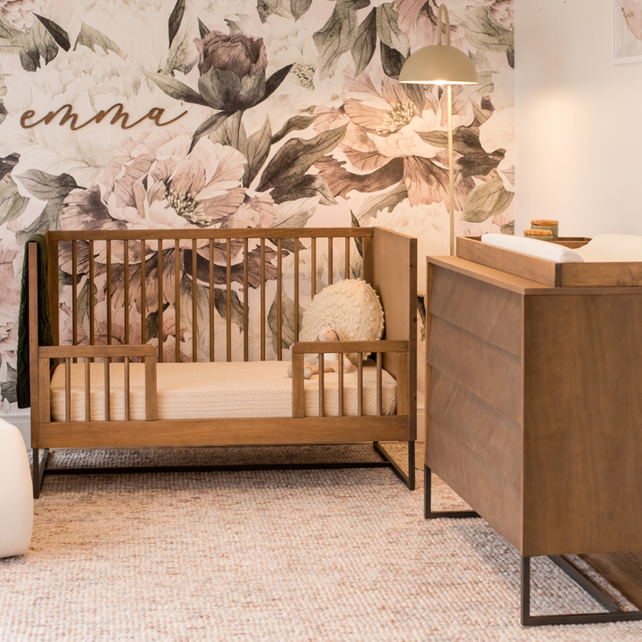 Noah Nursery Set in Walnut