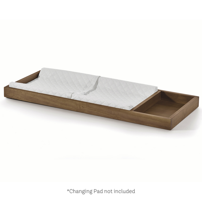 Natural wood changing table topper sales