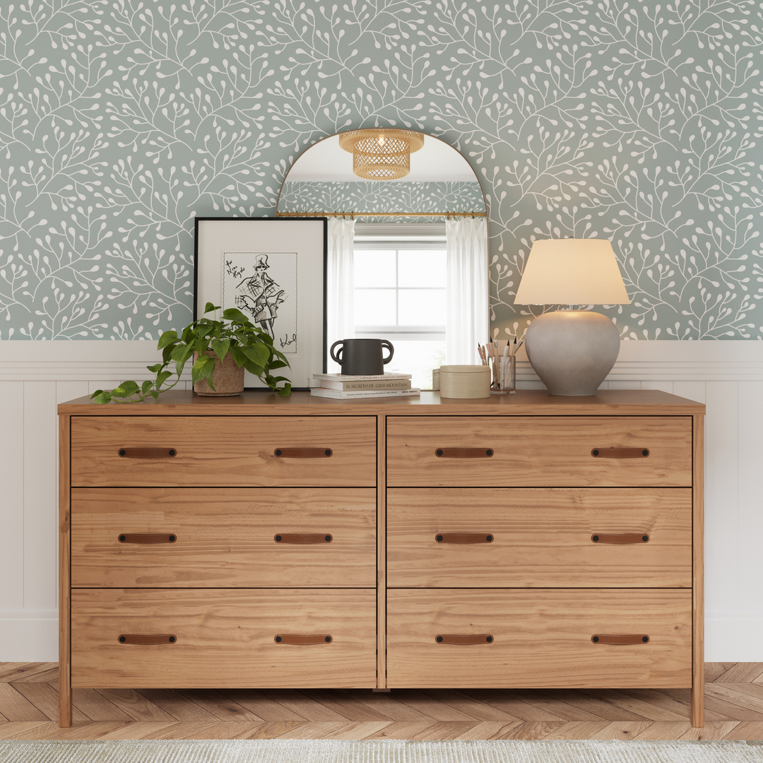 Cali 6 Drawer Dresser in Hazelnut