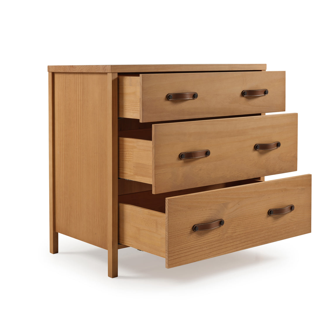 Cali Nursery Set - 3 Drawer Dresser in Hazelnut