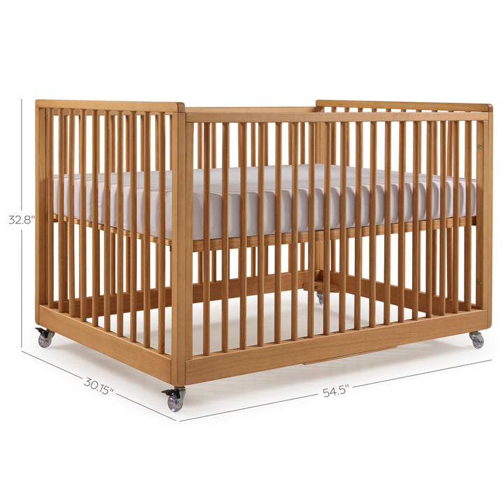 Cali Convertible Crib 4 in 1 in Hazelnut