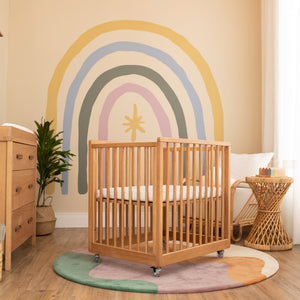 Cali Convertible Crib 4 in 1 in Hazelnut