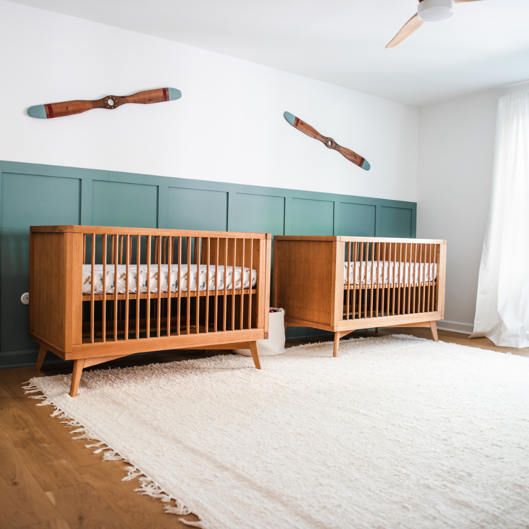 Cloak Retro 3 in 1 Convertible Crib Color Hazelnut