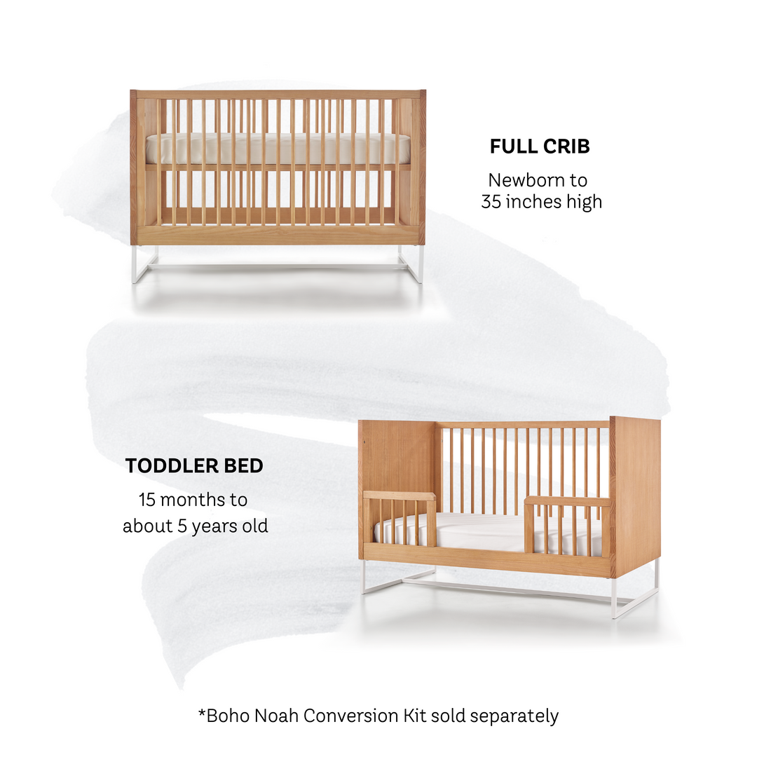 Boho Noah Convertible Crib in Hazelnut