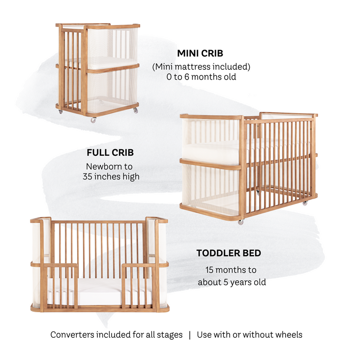 Convertible crib with mattress included clearance