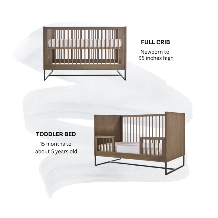 Noah Nursery Set in Walnut