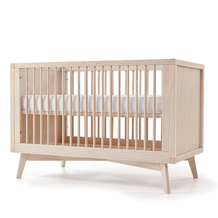 Retro Convertible Crib in Natural Washed