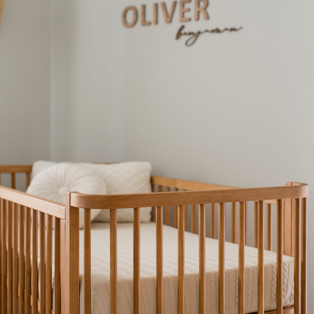 Samba Convertible Crib in Hazelnut - Spindles