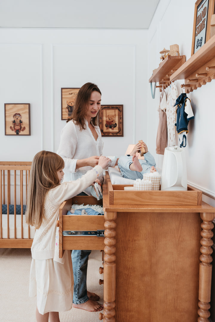 Selene 6 Drawer Dresser in Hazelnut