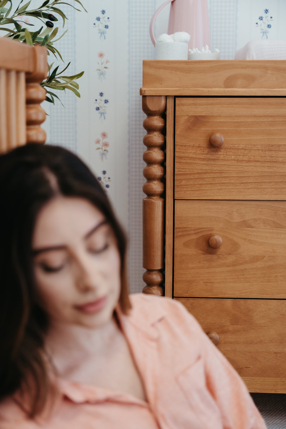 Selene 6 Drawer Dresser in Hazelnut