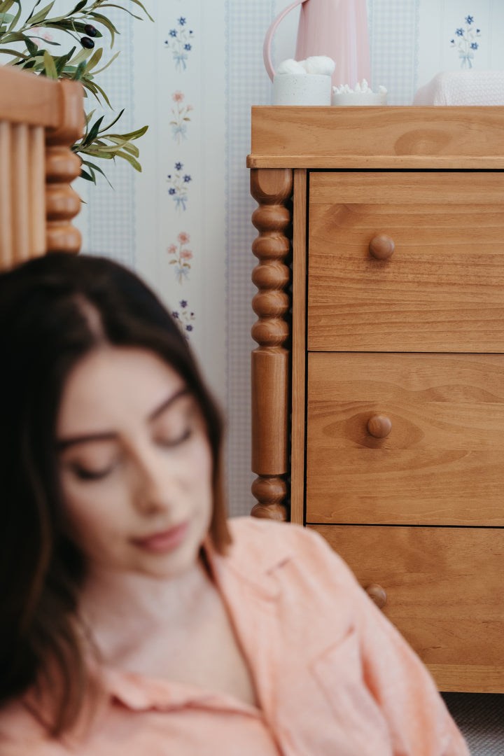 Selene 6 Drawer Dresser in Hazelnut