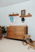 Selene 6 Drawer Dresser in Hazelnut