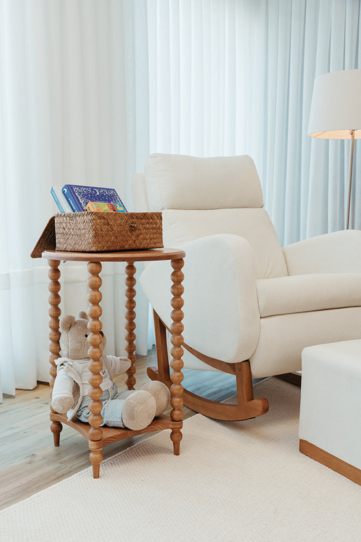 Selene Side Table in Hazelnut