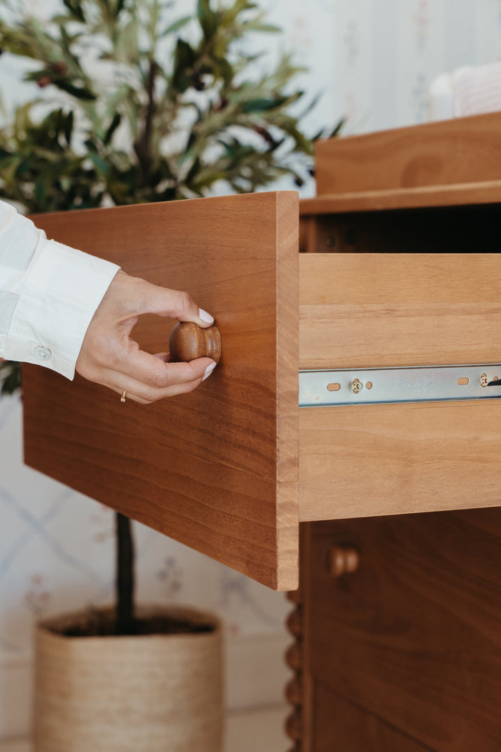 Selene 6 Drawer Dresser in Hazelnut