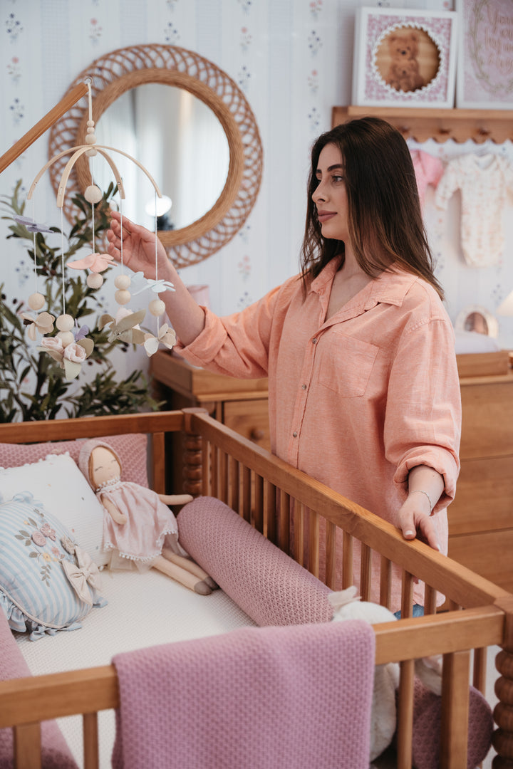 Selene Nursery Set - 6 Drawer Dresser in Hazelnut