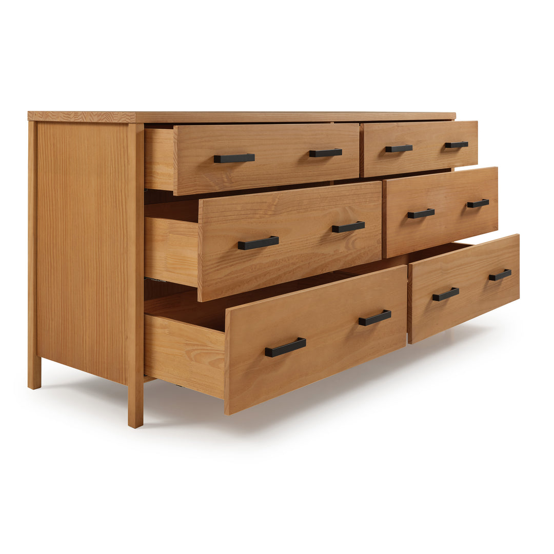 Cali 6 Drawer Dresser in Hazelnut