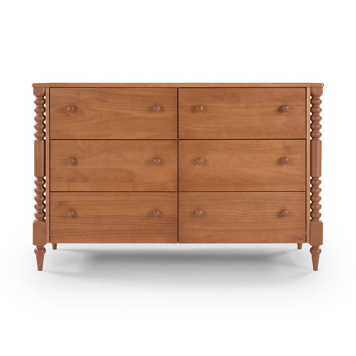 Selene 6 Drawer Dresser in Hazelnut