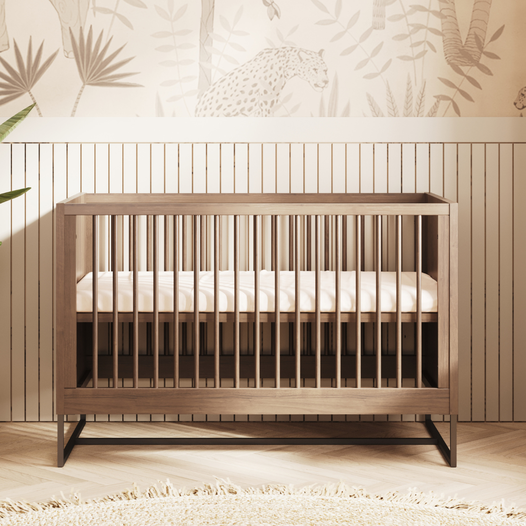 Noah Convertible Crib in Walnut