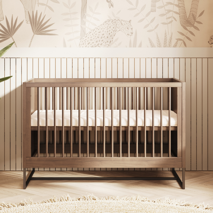 Noah Convertible Crib in Walnut