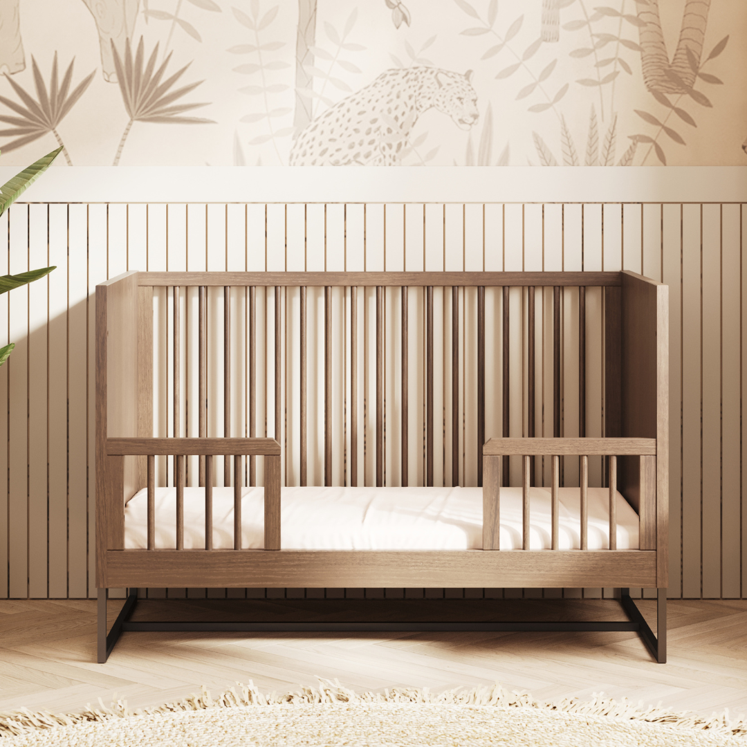 Noah Convertible Crib in Walnut