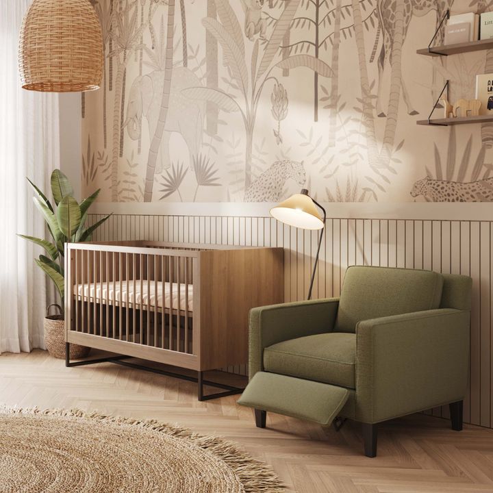 Noah Convertible Crib in Walnut