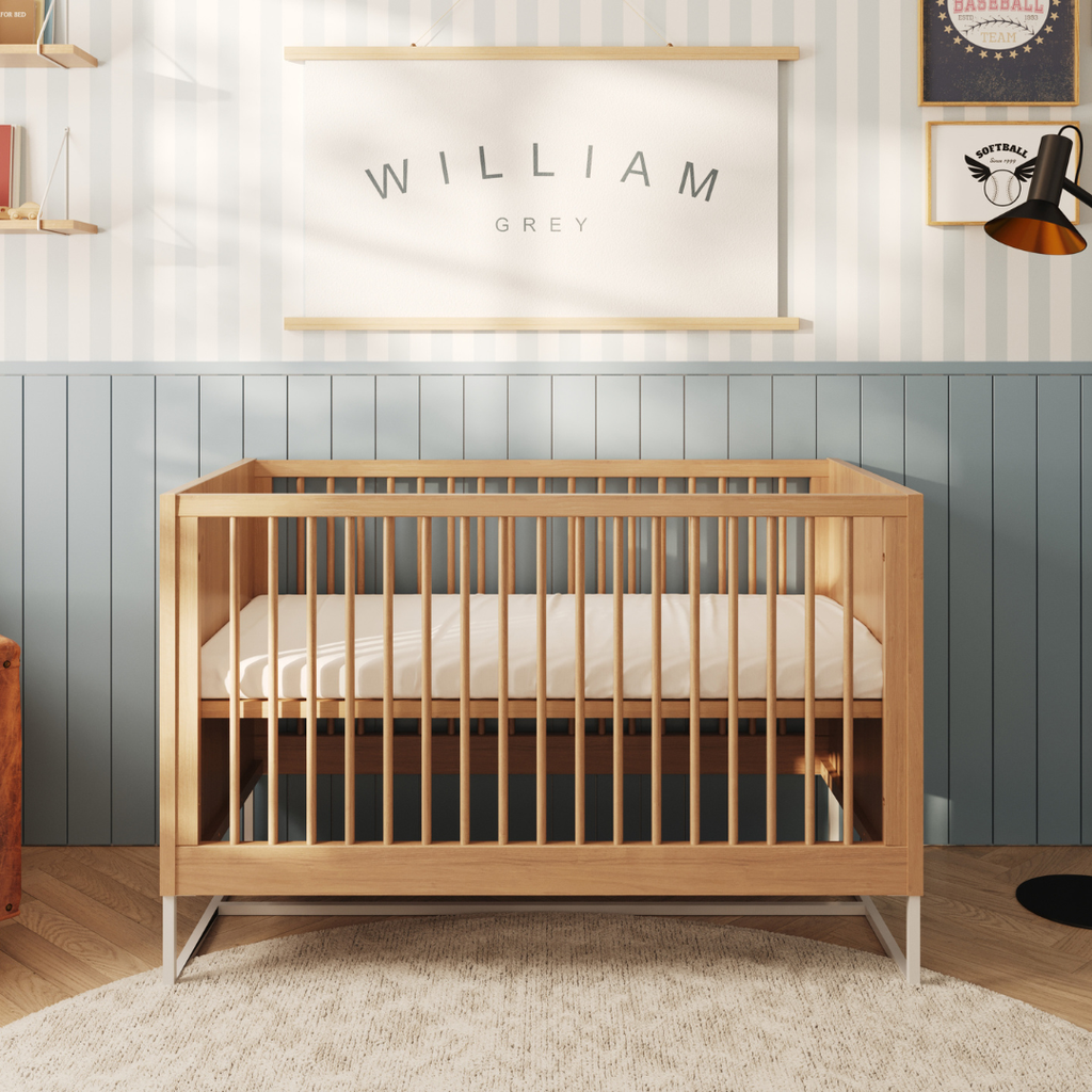 Boho Noah Convertible Crib in Hazelnut | Simply Nursery