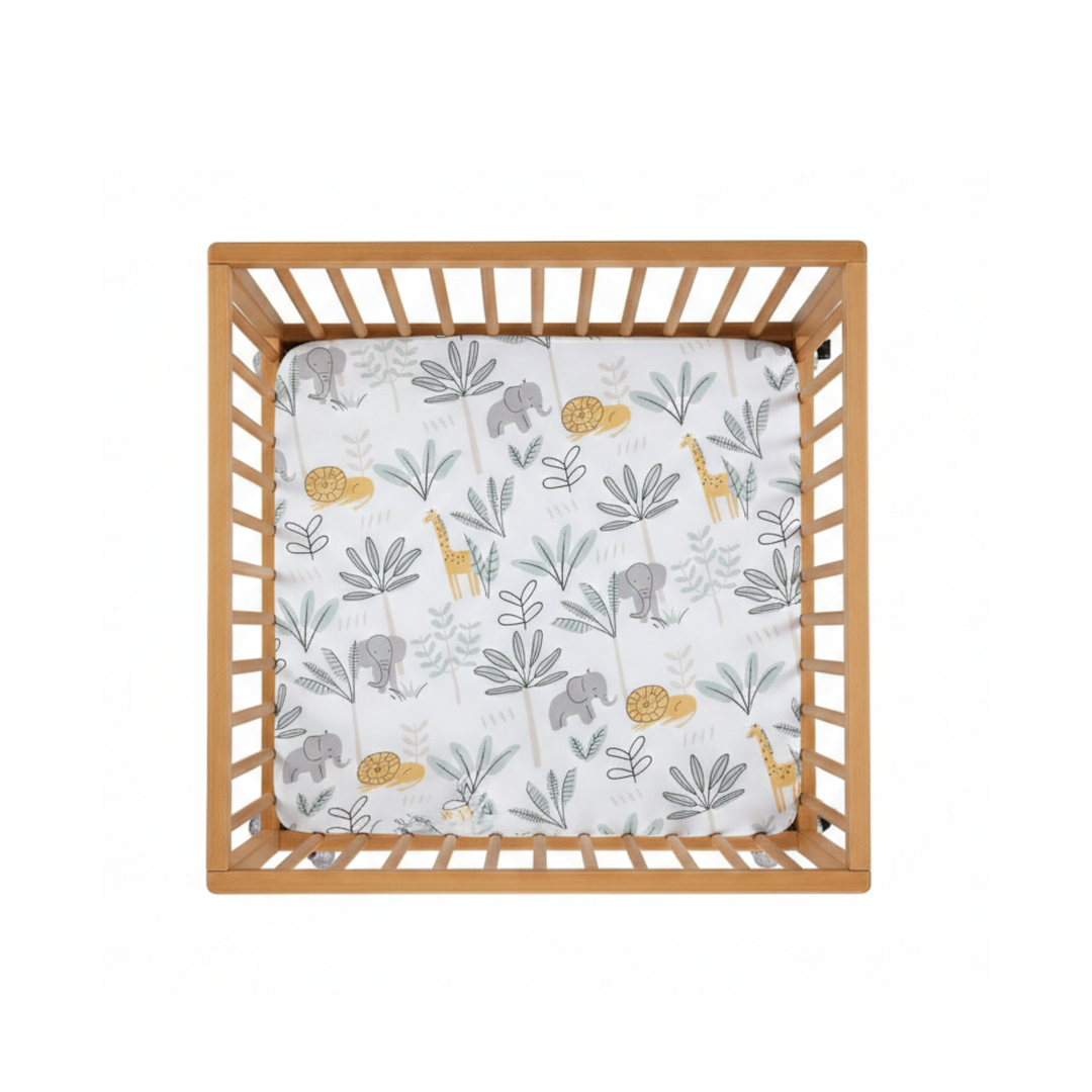 Jungle Adventure Mini Crib Sheet