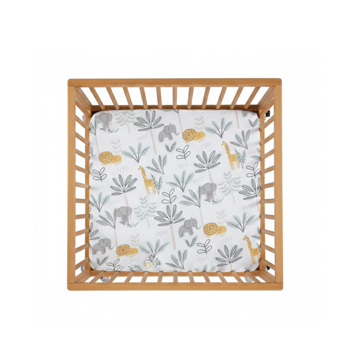 Jungle Adventure Mini Crib Sheet