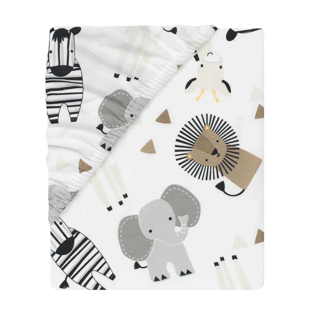 Jungle Safari Mini Crib Sheet