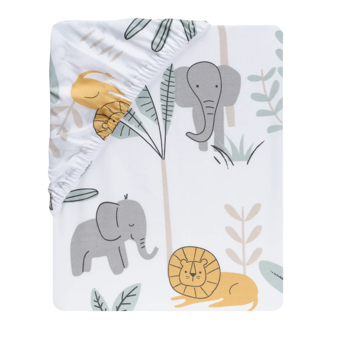 Jungle Adventure Mini Crib Sheet