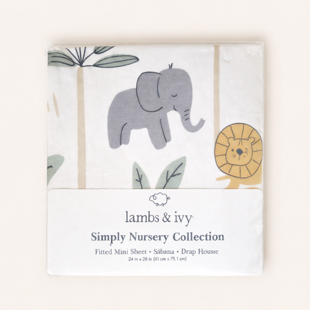 Jungle Adventure Mini Crib Sheet
