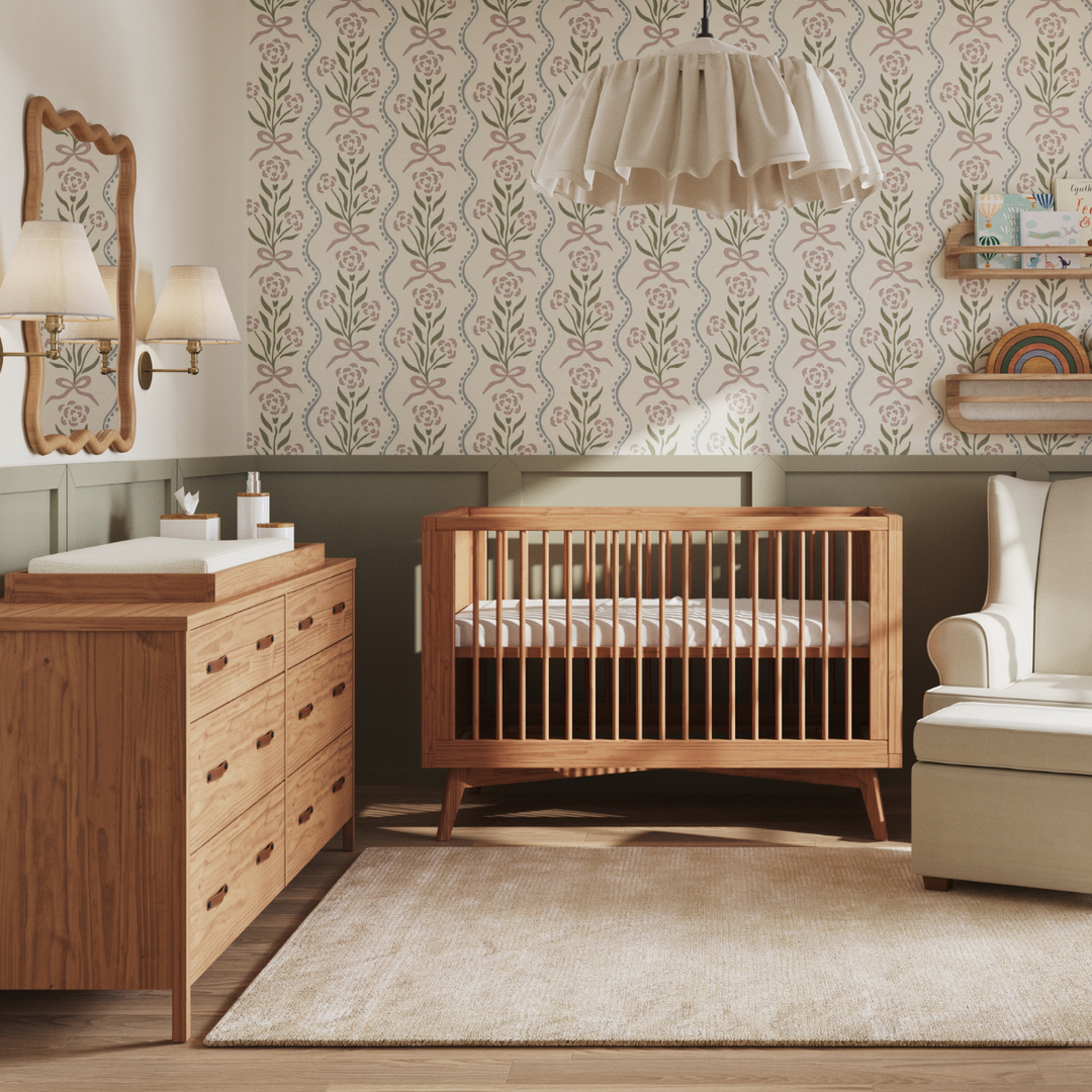 Mid-Century and Cali Nursery Set Leather
