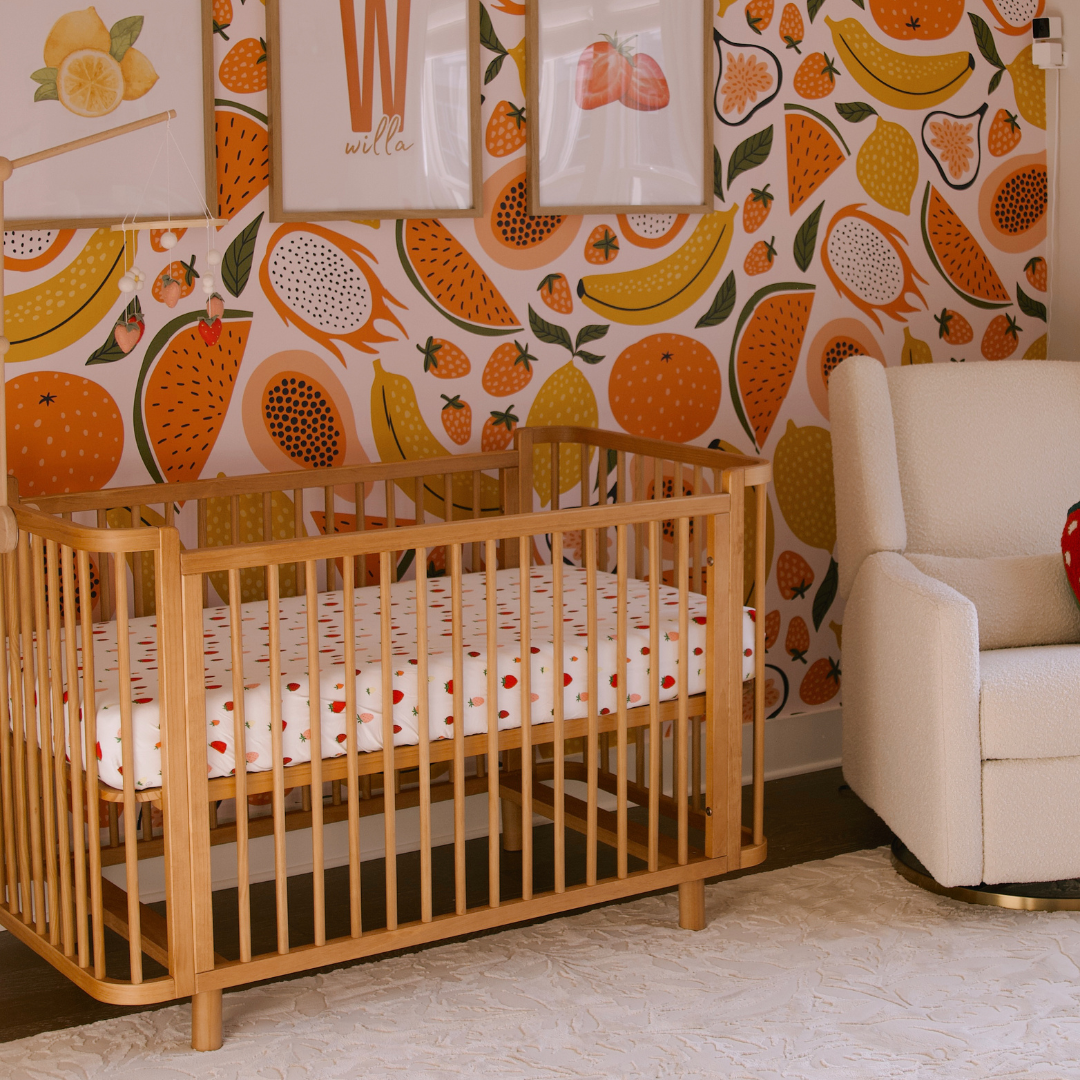 Samba Convertible Crib in Hazelnut - Spindles