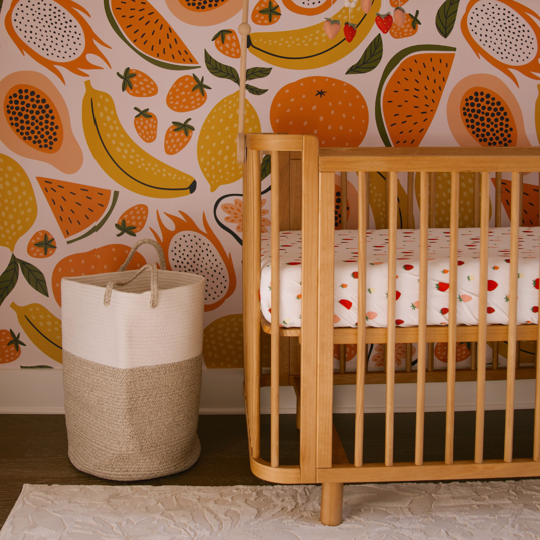 Samba Convertible Crib in Hazelnut - Spindles