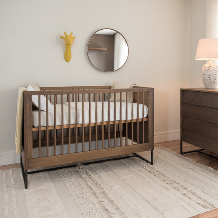Noah Convertible Crib in Walnut