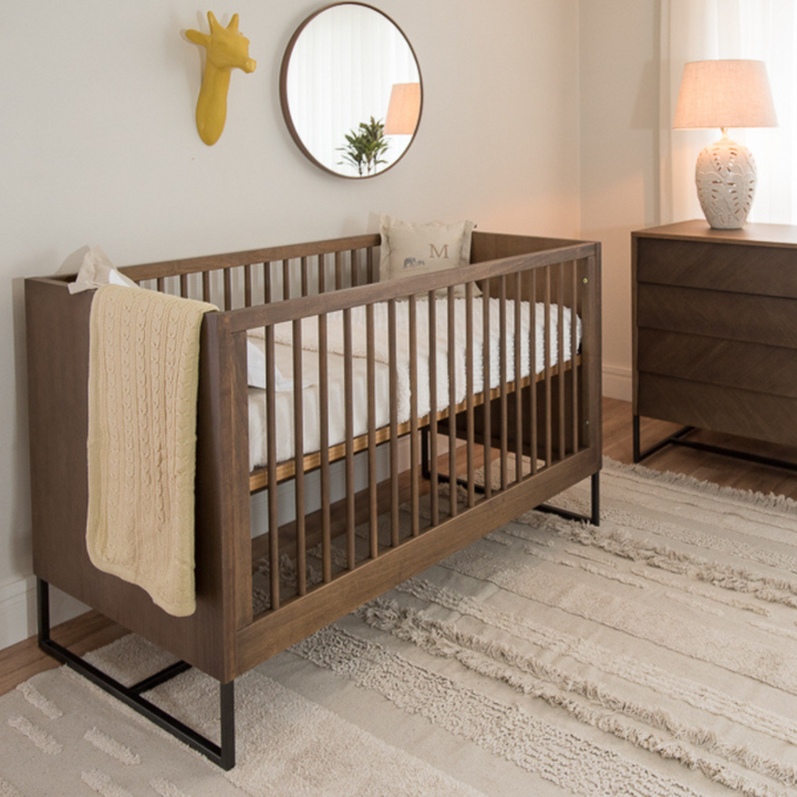 Noah Convertible Crib in Walnut