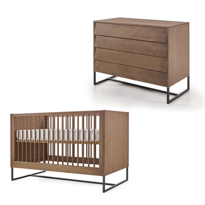 Noah Crib and Chest Set