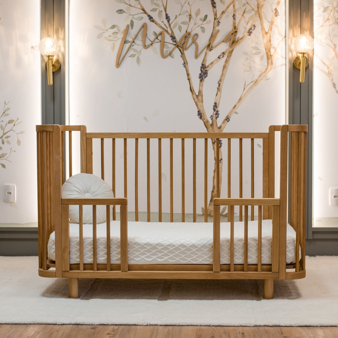 Samba Convertible Crib in Hazelnut - Spindles