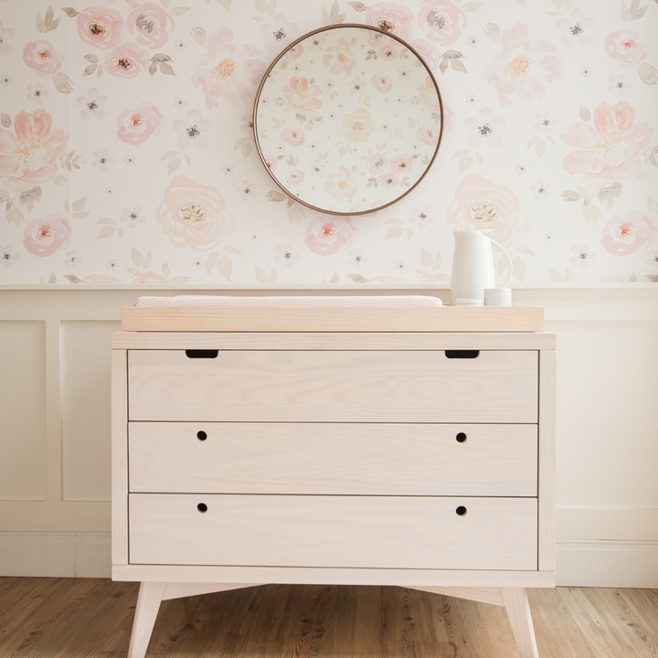Retro Nursery Set in Natural Washed