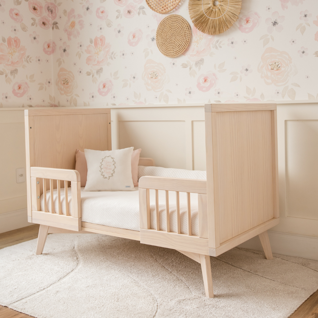 Retro Nursery Set in Natural Washed Simply Nursery