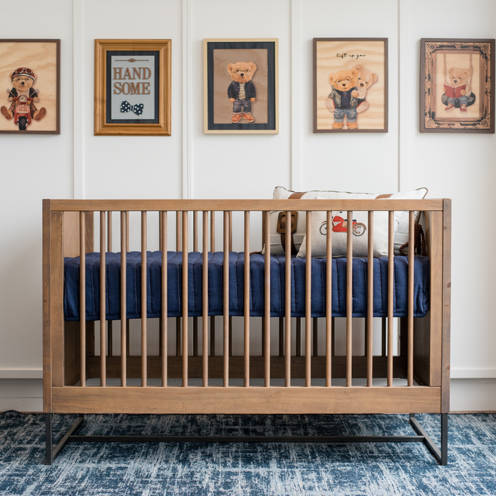 Noah Convertible Crib in Walnut