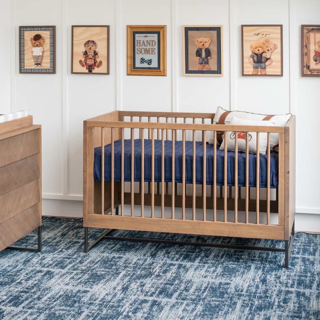 Noah Convertible Crib in Walnut