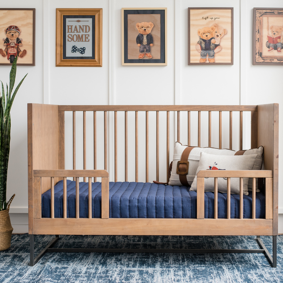 Noah Convertible Crib in Walnut