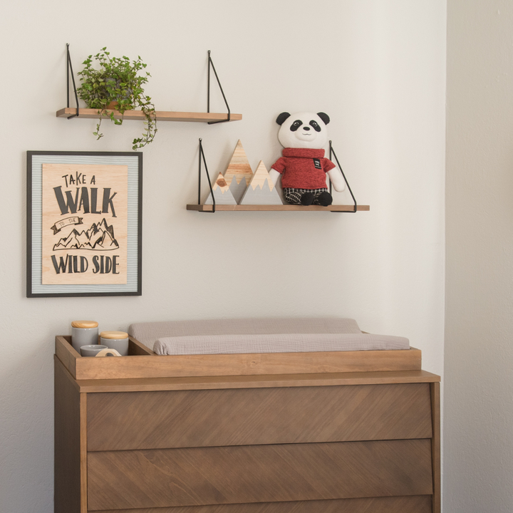 Noah Changing Tray in Walnut