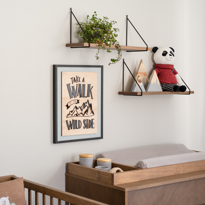 Noah Wood Shelf in Walnut